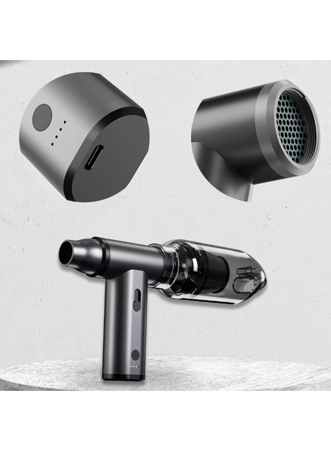 3 in 1 Air Duster Mini Vacuum Cleaner Hand Pump Turbo Blower Fan 160W - Image 2